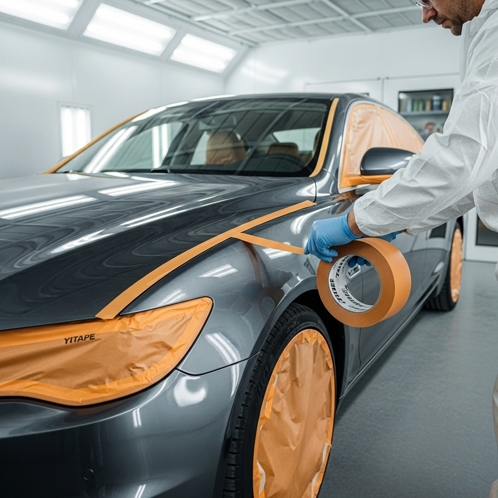 Generated image of car detailing