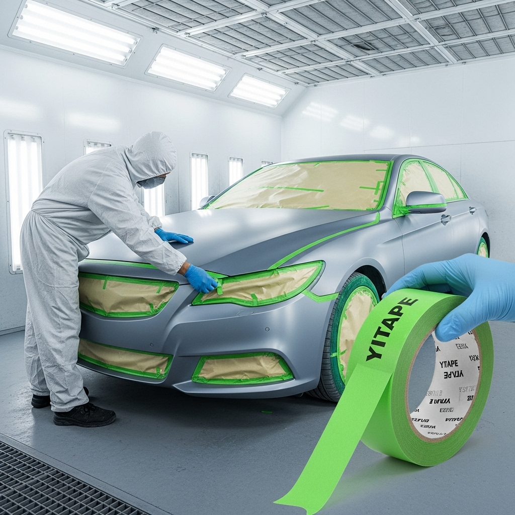 как убрать переход от скотча при покраске авто
