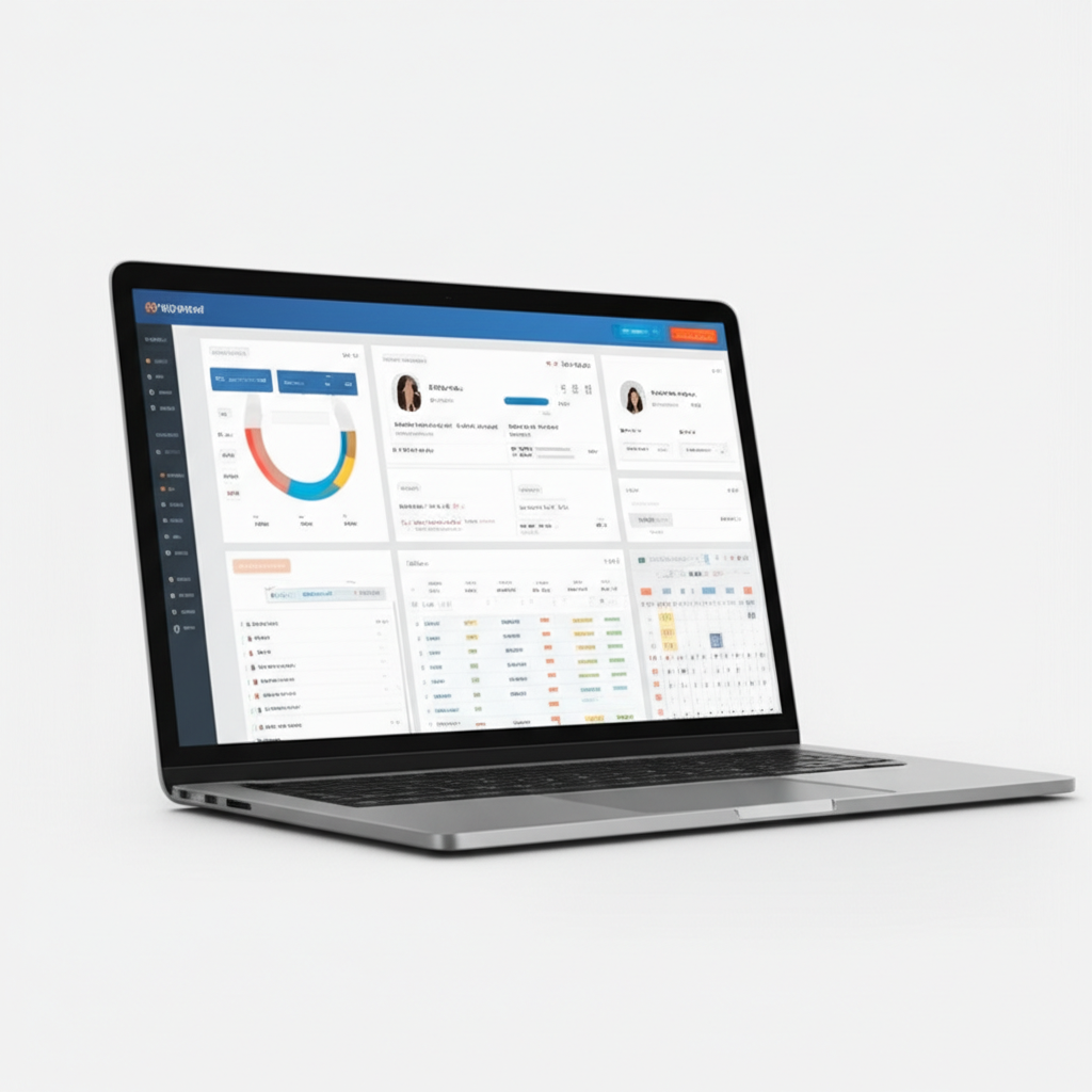 Go High Level Product Mockup - All-in-one marketing platform dashboard