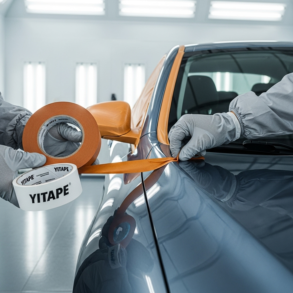 как убрать переход от скотча при покраске авто
