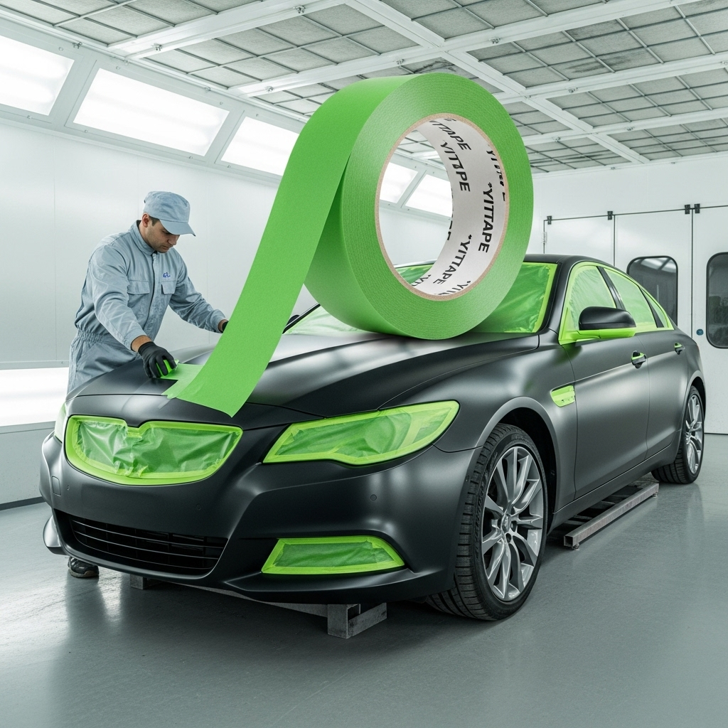 Качественные малярные ленты для авто YITAPE для реставрации классического автомобиля