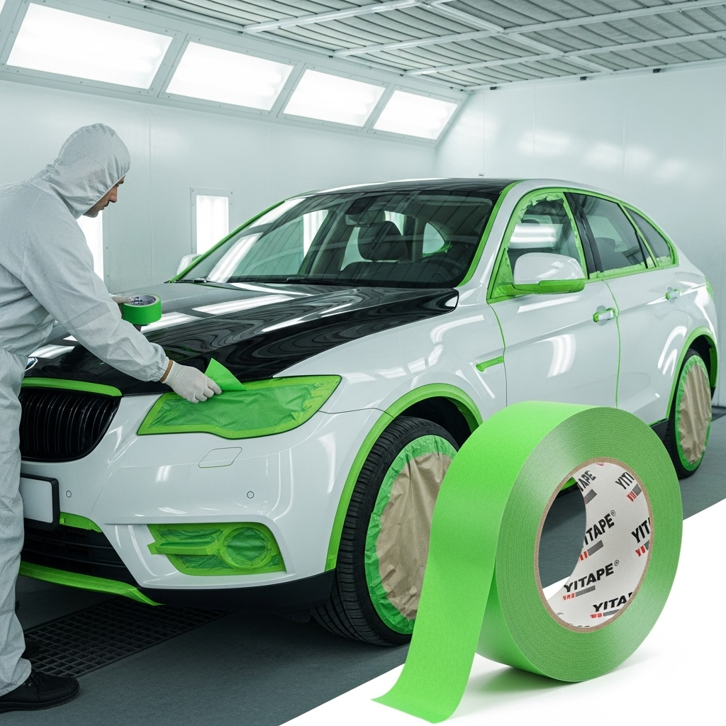 Тщательная подготовка поверхности автомобиля перед удалением клея.