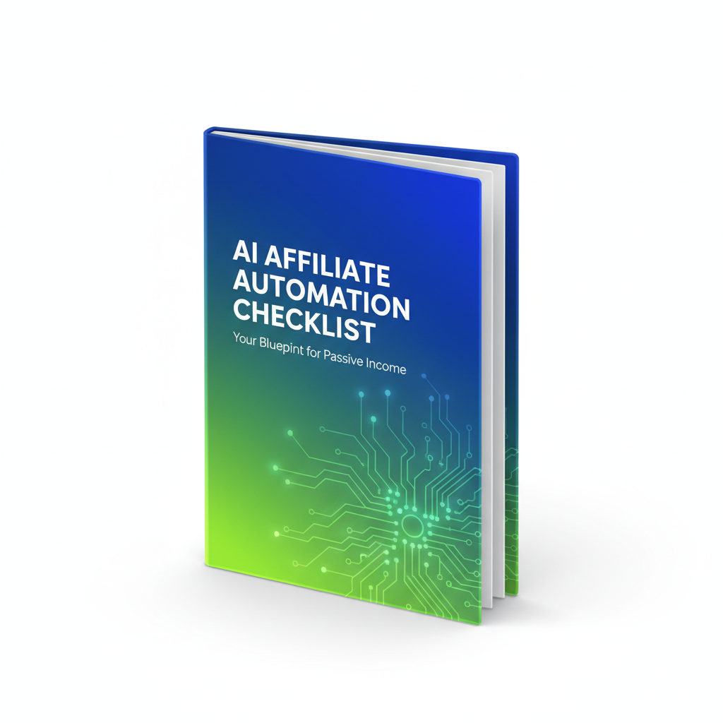 AI Affiliate Automation Checklist Product Mockup